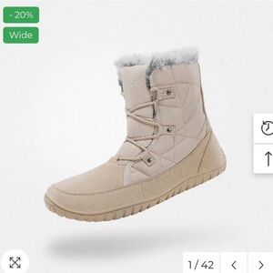 Cozy Beige Winter Boots for Women